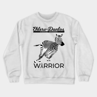 Ehlers Danlos Warrior Zebra Crewneck Sweatshirt